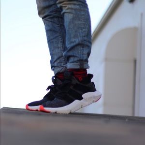adidas prophere with jeans